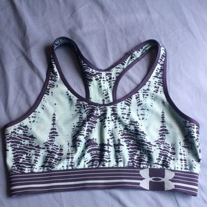 Under Armor blue sports bra unlined